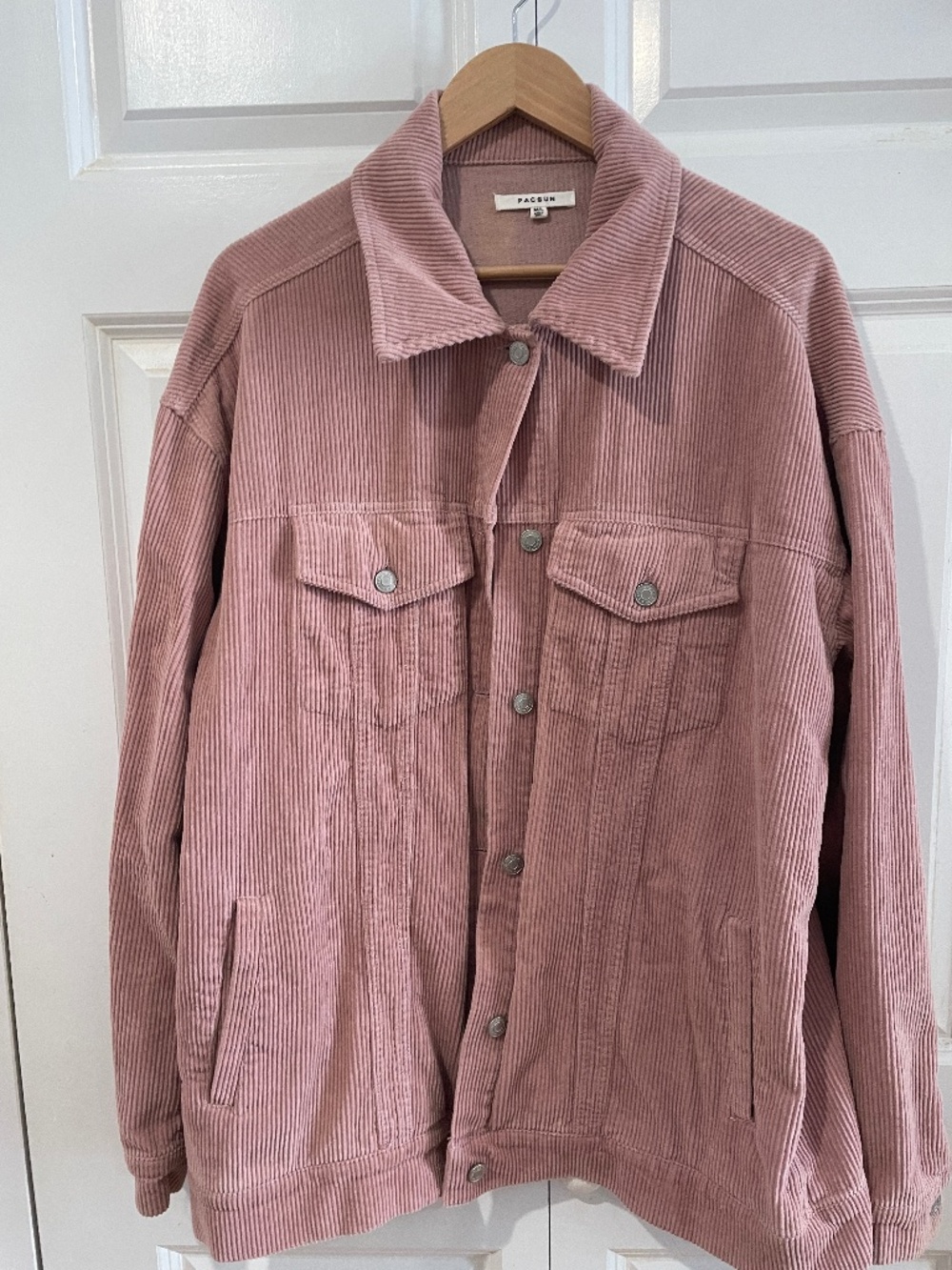 Pacsun - Oversized Pink Corduroy Jacket
